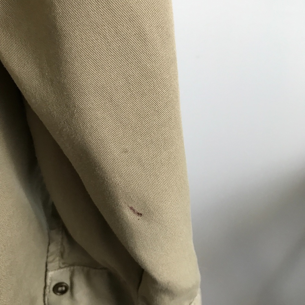 Zara - Tan Military Long Sleeve Button Up Shirt - Picture 11 of 15